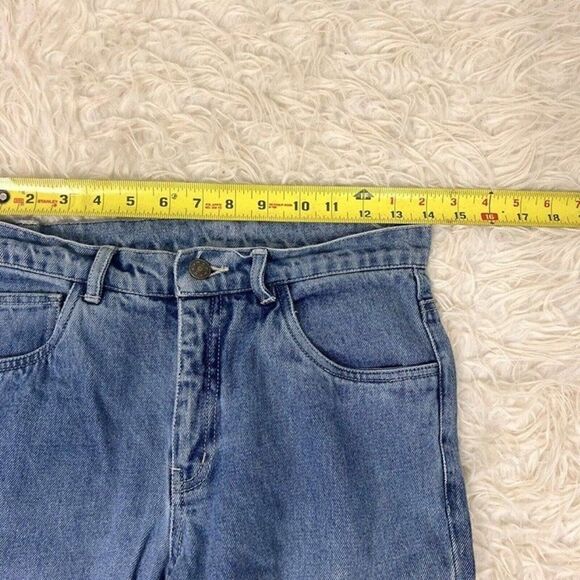 Vintage 90 Spiegel Life Denim Jeans 28” Waist Size 6 Boot Cut Flare Beaded Cuffs - Picture 9 of 10